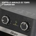 Oster® Freidora de Aire Manual, Recubrimiento Oster® DiamondForce, Ventana y Luz Interna, 6L de Capacidad, CKSTAF60WMDF
