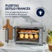 Oster Horno, con Freidora de Aire, de 25 L de Capacidad, Color Gris, TSSTTV25FDMAFNS