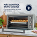 Oster Horno, XL, con Rotisserie, de 60 L de Capacidad, Color Gris, TSSTTV60MNS-1MX
