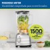 Oster® Licuadora Osterizer® Max, con Control de Perilla, de 3 Velocidades, Vaso de Vidrio, 1.75 Lt, 1500 W, BLSTPBRG